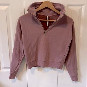 Babaton half size purple sweater size XS